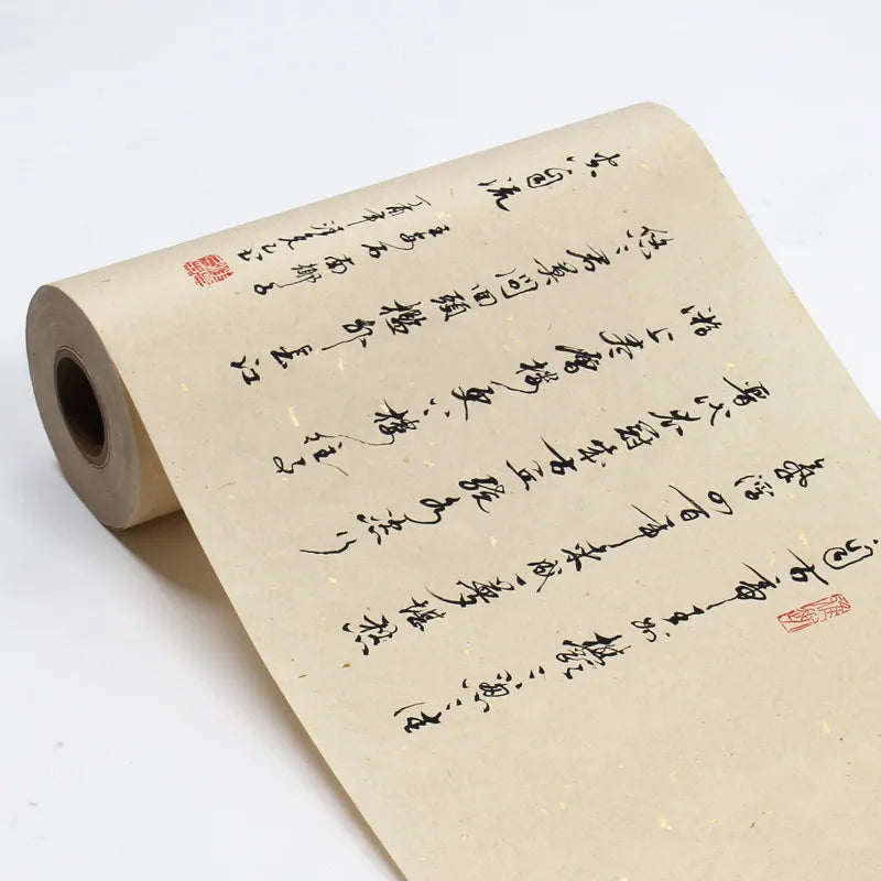 Gilding Xuan Paper Chinese Traditional Calligraphy Rice Paper Calligraphy  Writing Chinese Painting Half-Ripe/Ripe/Raw Xuan Paper