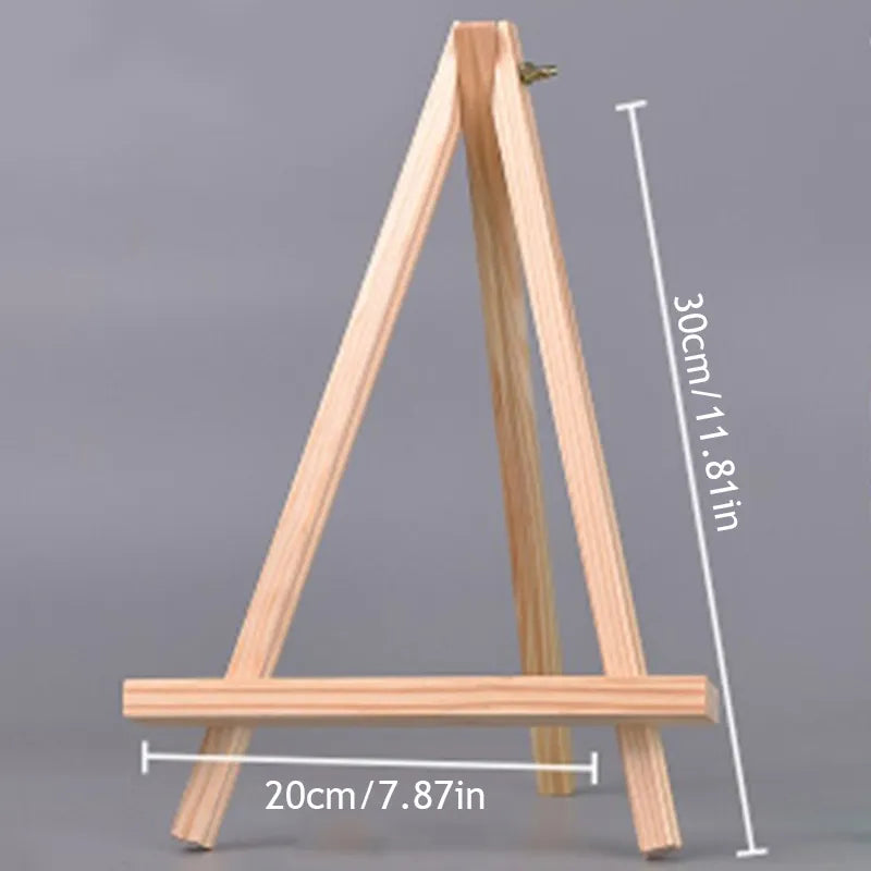 Wood Easel Table Number Canvas Holder Wedding Place Name Card Stand Rack