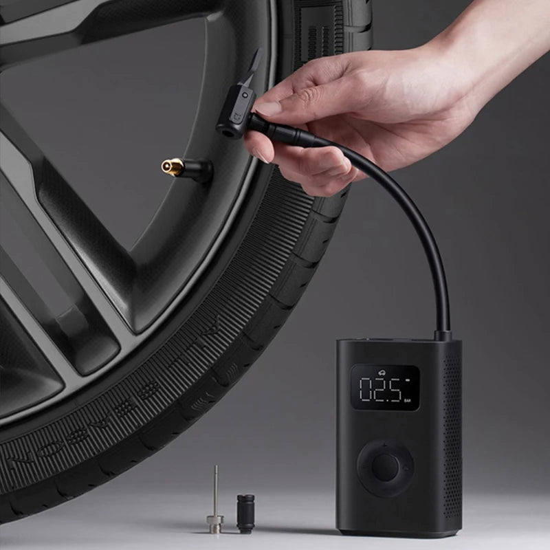 Xiaomi Mijia Air Pump 1S /Pump 2 Portable Electric Air Compressor Tire  Sensor Mi Inflatable Treasure