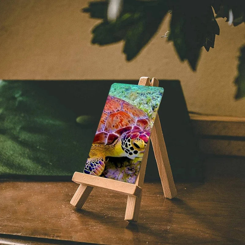 50Pcs Kids Mini Wooden Easel Art Painting Card Stand Display Holder Drawing  for School Student Artist Supplies 16X9cm - AliExpress