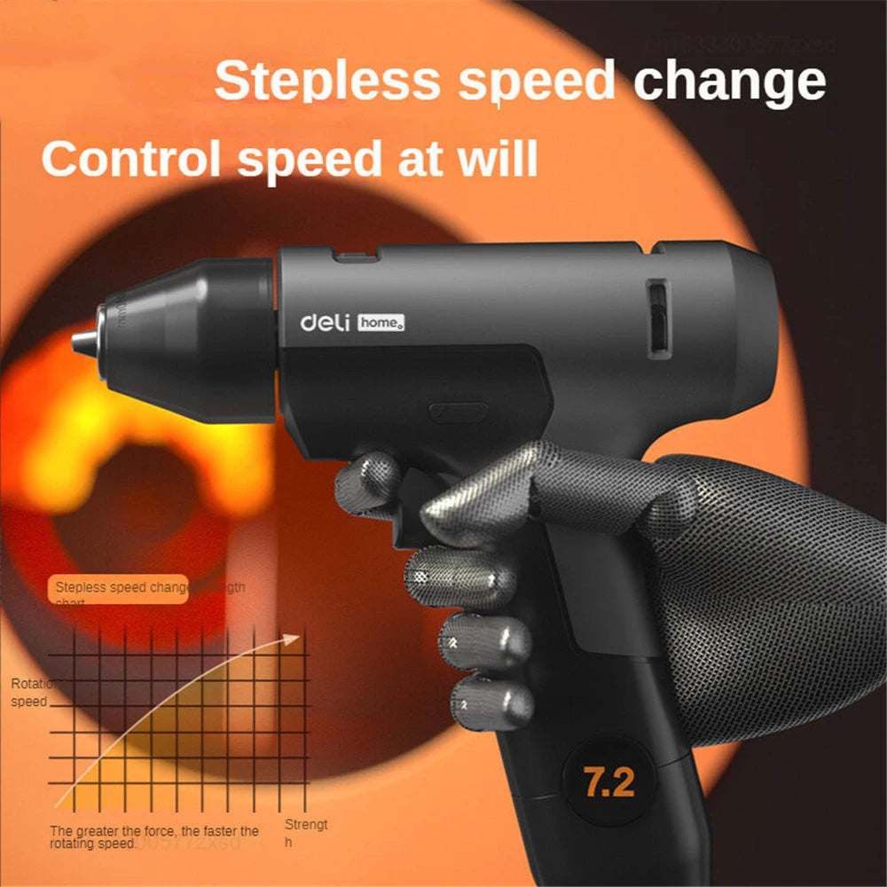 Black & Decker 7.2V Cordless Tool Set; Drill, Flashlight