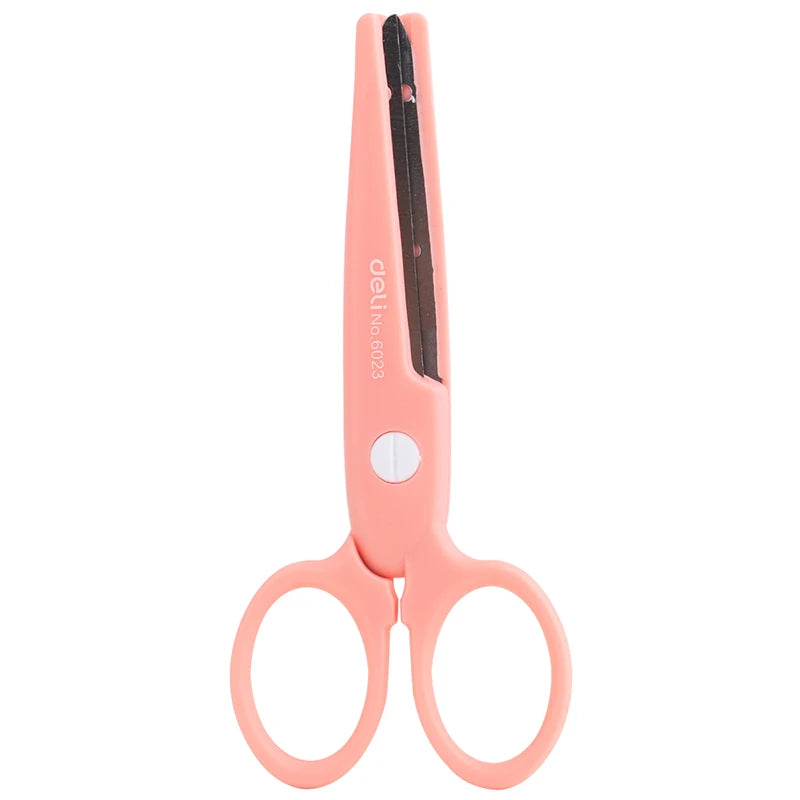 DELI Child Safety Scissors Kindergarten Round Head Small Plastic Paper –  AOOKMIYA