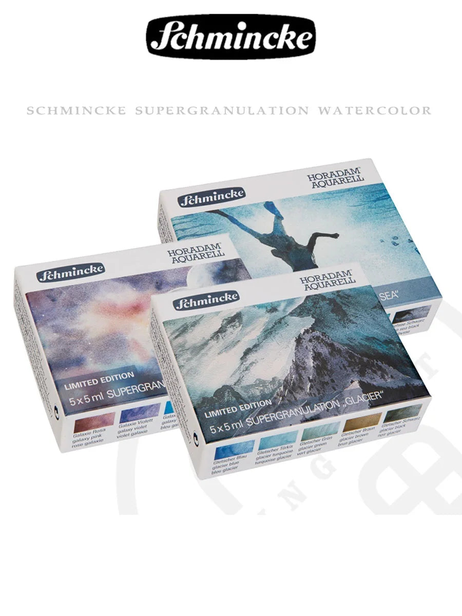 Germany Schmincke Master Solid Watercolor 8/12/18/24/36/48 Colors Set Art  Painting Supplies Outdoor Sketching Paints