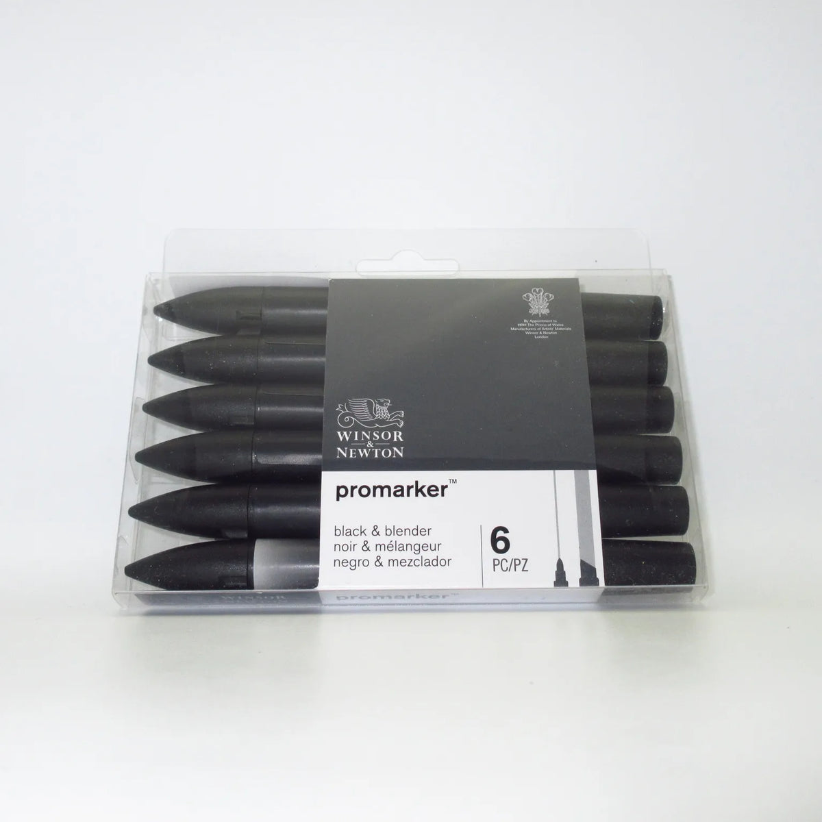 Winsor & Newton Promarker Black & Blender Set – AOOKMIYA