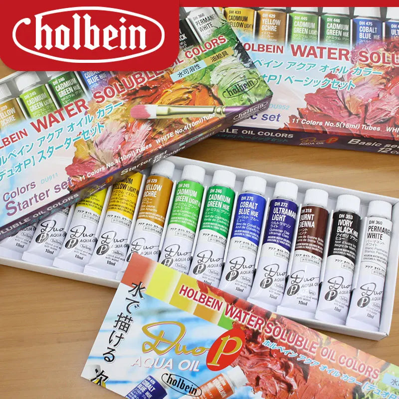 Holbein Duo Aqua Water Soluble Oil Paints and Sets