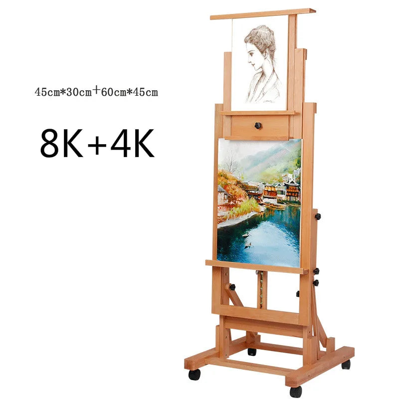 AOOKMIYA Super Large Easel Caballete Pintura Artist Oil Painting Easel