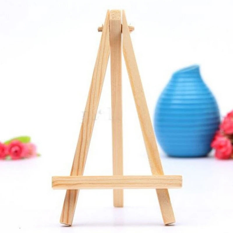 AOOKMIYA New 1PC 8x15cm 12.5x7cm Mini Wood Artist Tripod Painting Ease