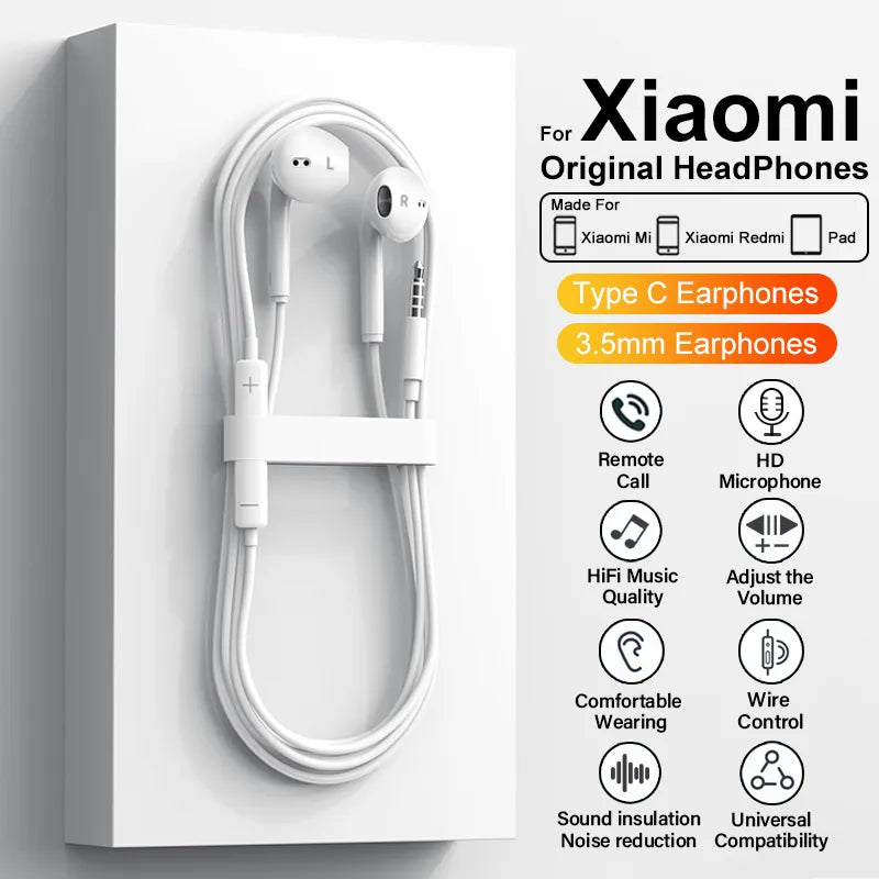 Auricular Xiaomi Mi In-Ear Headphones Basic Jack 3.5mm Plata