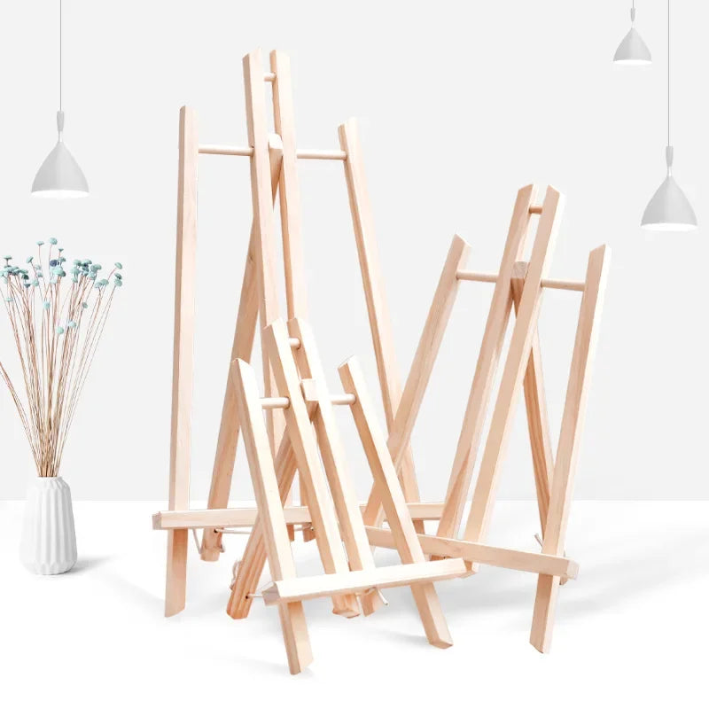 30cm Mini Wooden Easel Stand Painting Canvas Craft Exhibit Display Sturdy 