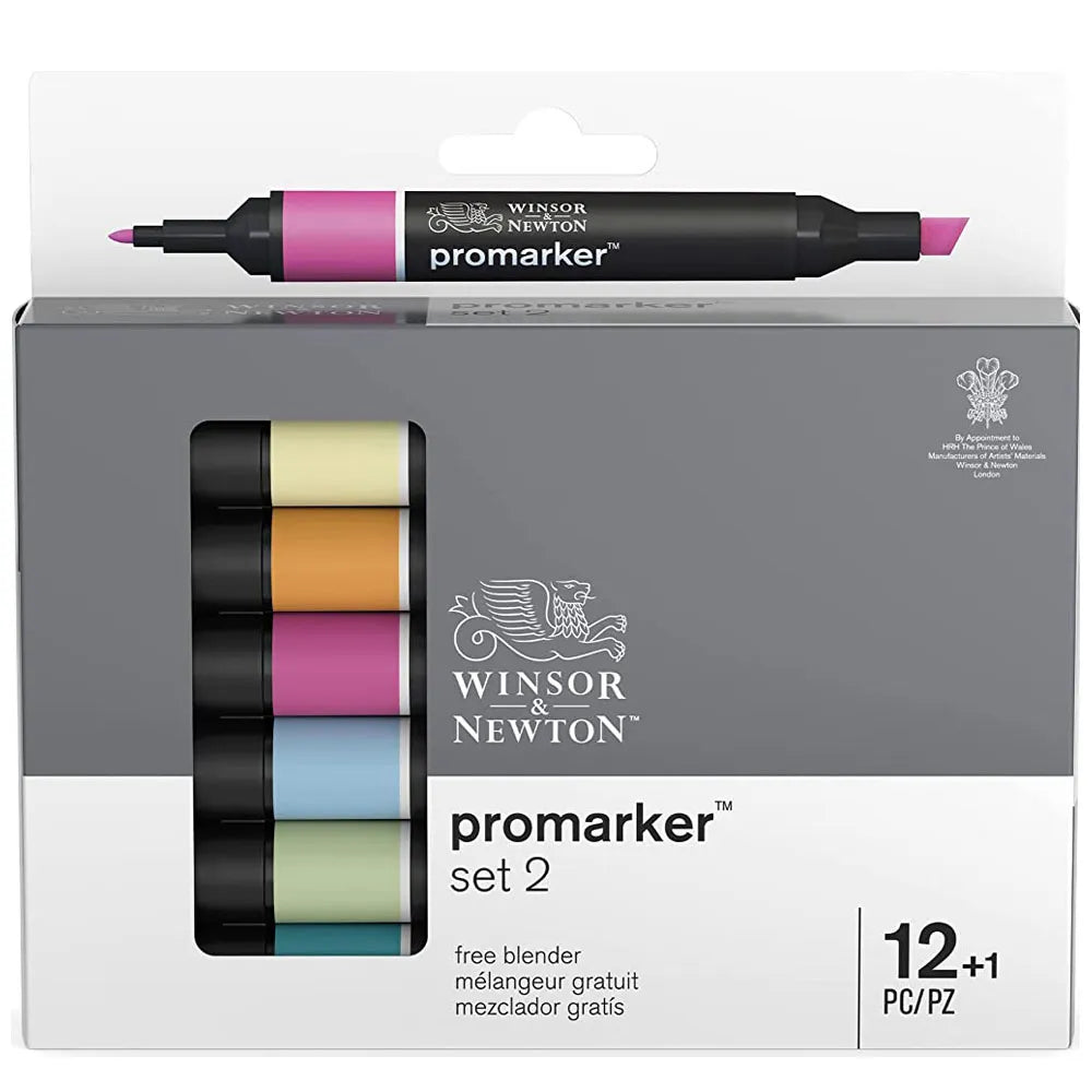 Winsor & Newton ProMarker Watercolour Marker Set of 12 Landscape