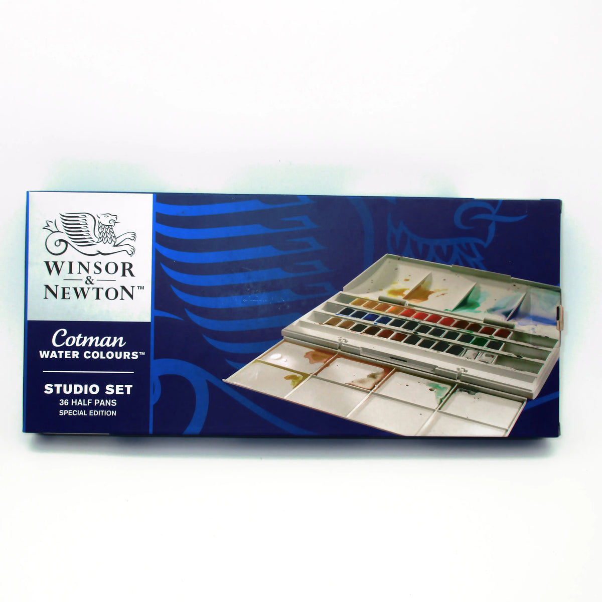 Winsor & Newton Cotman Water Colour Studio Set of 24 Whole Pans