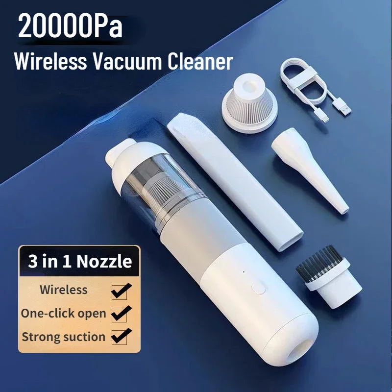 120000Pa Car Vacuum Cleaner High Power Car Wireless Cleaner Air