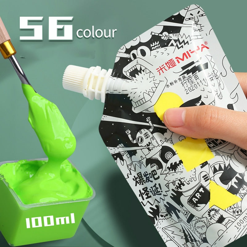 MIYA Jelly Gouache HIMI Pigment Moisturizing Anti-mildew Anti-cracking –  AOOKMIYA