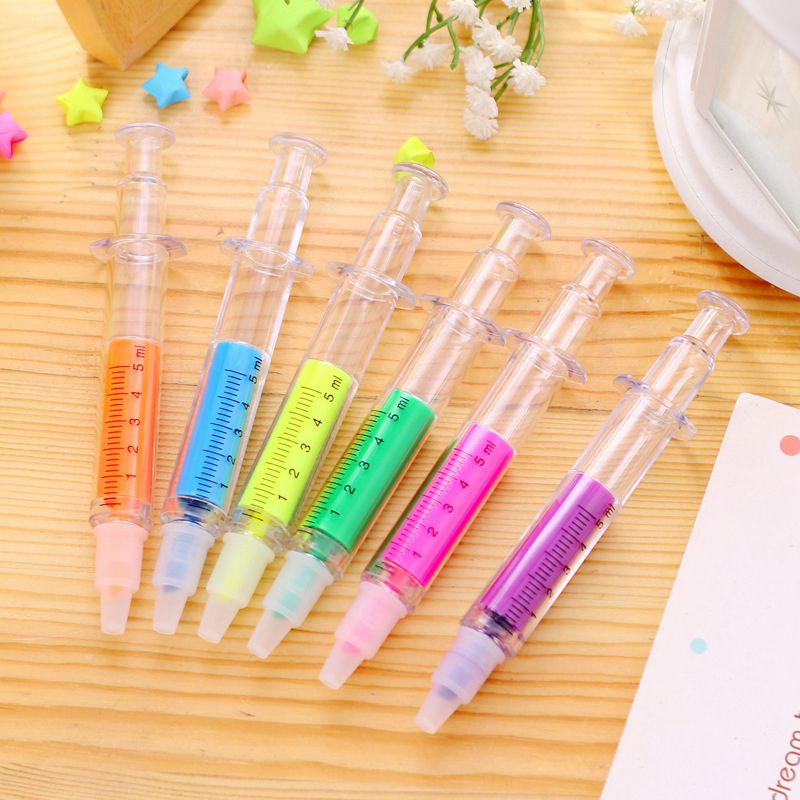 HK 12Pcs Color changing Highlighter bright colors Fluorescent Pen Jap –  AOOKMIYA