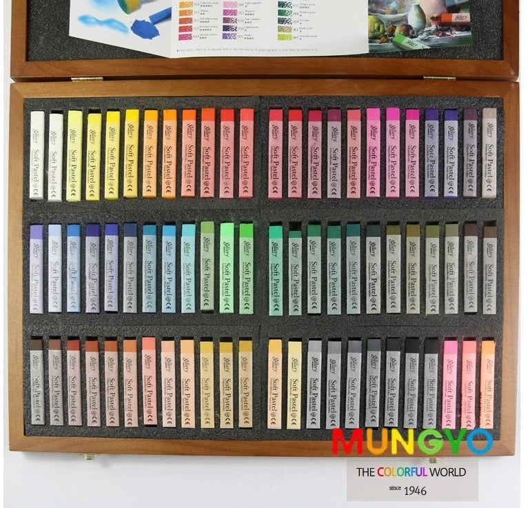 MUNGYO MPV-72ISA Artists' Soft Pastels Colored Chalk Isabelle v. Lim  Signature Edition 72 Colors Set - AliExpress