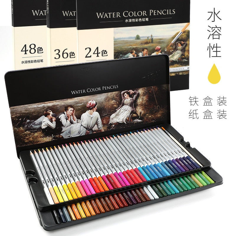 Color Pencil Set 24/36/48/72/100/120 Colores Lapis De Cor Oil
