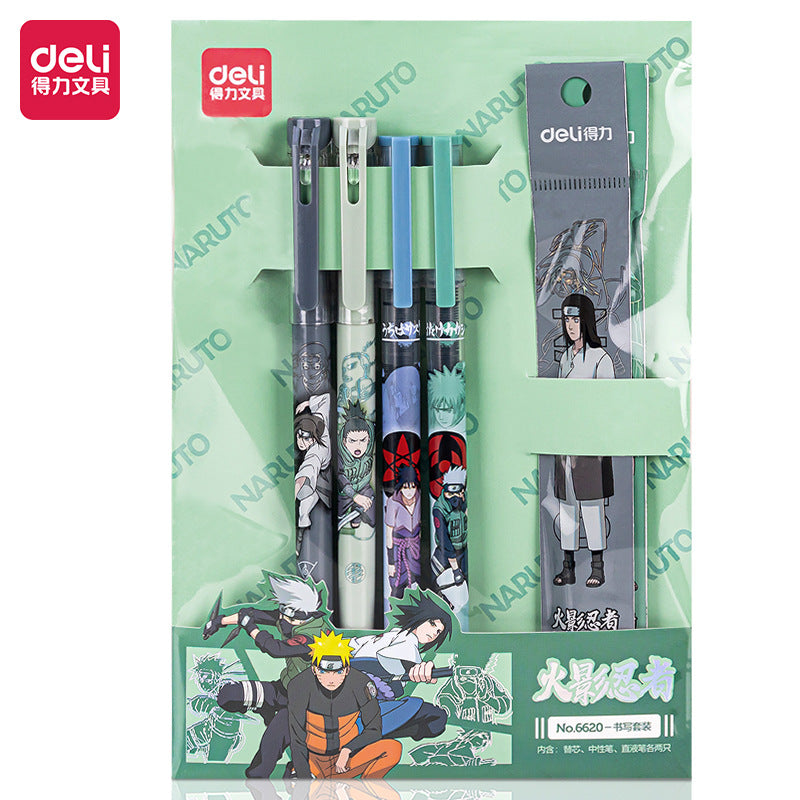 Deli Pen 36pcs Cute Naruto Multicolored 4 In 1 Ballpoint Pens for Scho –  AOOKMIYA