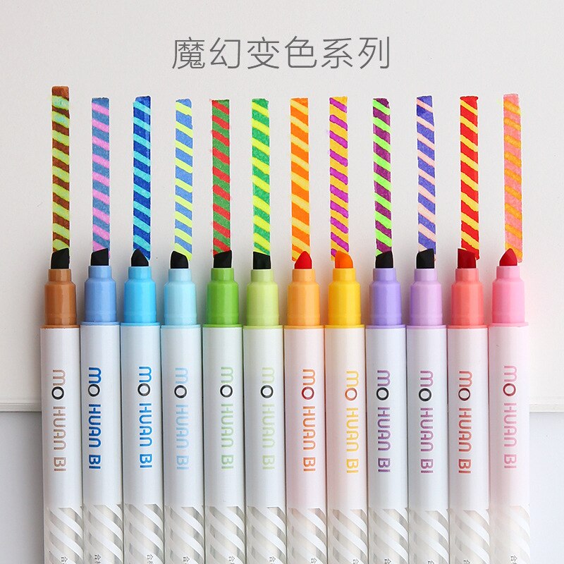 12Pcs/Box Drawing Painting Marker Pens Metallic Color Pens for