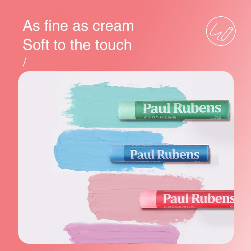 Paul Rubens Oil Pastels, 26 Colors Soft Oil Pastels Set, Suitable for  Artists, Beginners, Students