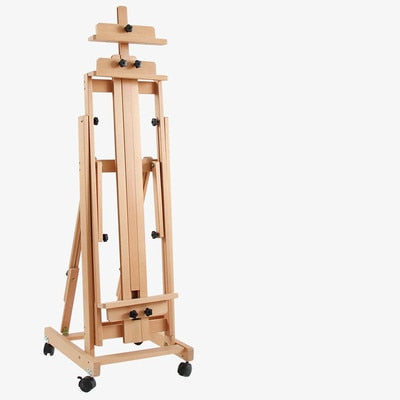 Solid Wood Easel Caballete De Pintura Artist Oil Paint Stand Atril