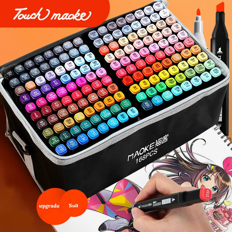 18pcs/set Sharpie Marker Oily Marker Set Fine Art Professional Painting  Color Anime Marker Student Children Gift - Art Markers - AliExpress