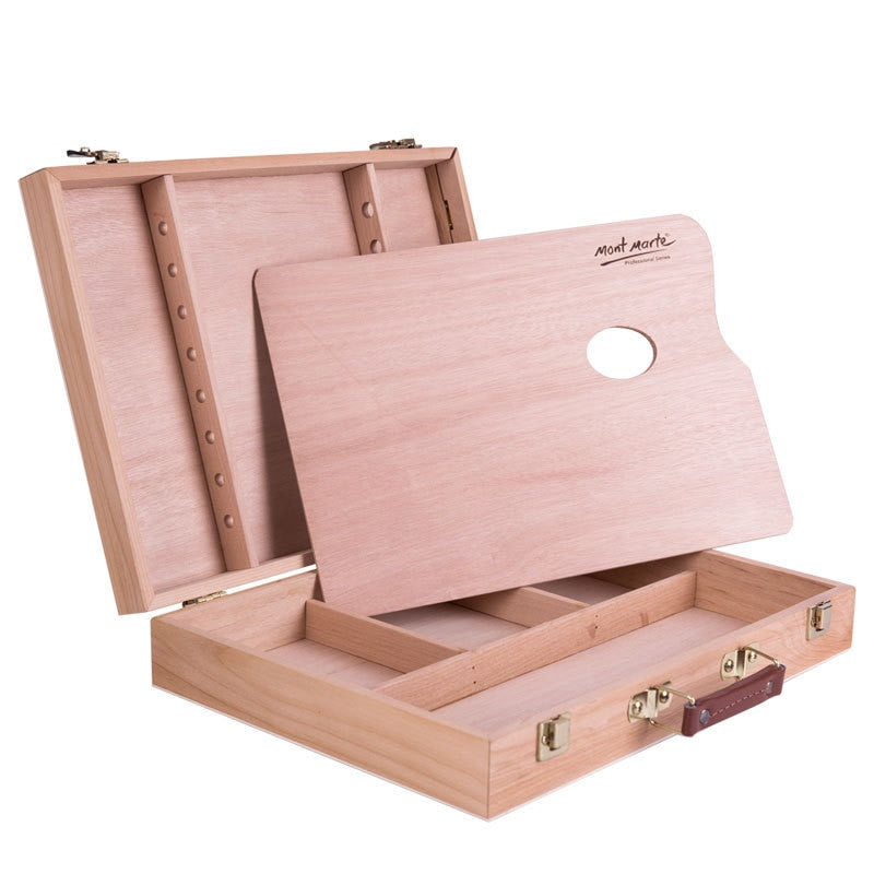 Portable Sketchbook for The Artist Easel Painting Box Wooden Stand