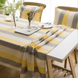 0371 Plaid Decorative Linen Tablecloth With Tassel Waterproof Oilproof Thick Rectangular Wedding Dining Table Cover Tea Table Cl
