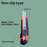 1-200pc Deli Retractable Snap Off 18mm Wide Blade Utility Knife Box Cutter Art Knife,Auto Lock Carbon Steel Sharp Cutting Carton