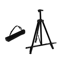 AOOKMIYA 1-2Pcs 63 Inch Artist Easel Height Adjustable Aluminum Alloy Display Easel Sketch Sketching Painting Drawing Stand Carrying Bag