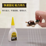 1-3pcs Deli 502 Super Glue Instant Quick-drying Cyanoacrylate Adhesive Leather Rubber Wood Metal Strong Bond Liquid Glue Tool