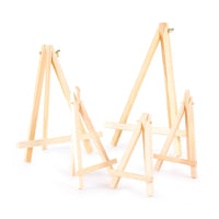 AOOKMIYA 1/5pcs Natural Wood Mini Easel Frame Tripod Display Meeting Wedding Table Name Card Stand Display Holder Children Painting Craft