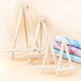 AOOKMIYA 1/5pcs Natural Wood Mini Easel Frame Tripod Display Meeting Wedding Table Name Card Stand Display Holder Children Painting Craft