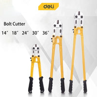 1 Pcs 12/14/18 Inch Heavy Duty Bolt Cutter Industrial Wire Cutter/Clipper Cutter Rubber Grips Plier Metalworking Repair Tool