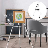 AOOKMIYA 1 Set Double Tier Display Easel Stand Metal Material Tripod Easels Adjustable Easel for Painting Canvases for Table- Artistic