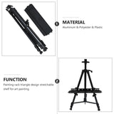 AOOKMIYA 1 Set Double Tier Display Easel Stand Metal Material Tripod Easels Adjustable Easel for Painting Canvases for Table- Artistic