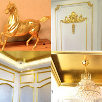 10,000pcs/box Gold Foil Without Interpaper 16cm Foil Sheets Gilding Copper Leaf for Art Crafts Gilded Home Decoration Linerless