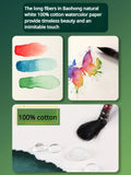 10 Sheets Baohong Artist Grade Watercolor Paper 56x76cm (22 x 30inch) 100% Cotton The Master's Choice Acid Free Drawing Paper 2K