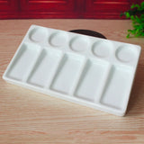 AOOKMIYA  10 -Well Ceramic Palette Rectangular Painting Oil Procelain Rectangle Tray Chinese Supplies