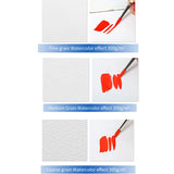 100% algodão profissional aguarela papel 20 folhas pintados à mão aquarela livro para artista estudante todo esboço
