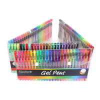 100 cores gel caneta conjunto glitter neon metálico colorido cores originais padrão metálico para adultos colorir livros desenho escrita