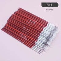 100Pcs/Set Fine Hand-painted Thin Hook Line Pen Multicolor Baton Drawing Art Pen Paint Brush Art Supplies Nylon Brush Special