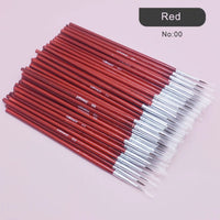 100Pcs/Set Fine Hand-painted Thin Hook Line Pen Multicolor Baton Drawing Art Pen Paint Brush Art Supplies Nylon Brush Special