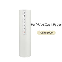 100m 50m Long Scroll Raw Rice Paper Calligraphy Painting Creation Paper Half-Ripe Xuan Paper Framed Art Paint Printing Paper