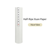 100m 50m Long Scroll Raw Rice Paper Calligraphy Painting Creation Paper Half-Ripe Xuan Paper Framed Art Paint Printing Paper