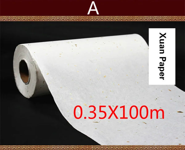 Gilding Xuan Paper Chinese Traditional Calligraphy Rice Paper Calligraphy  Writing Chinese Painting Half-Ripe/Ripe/Raw Xuan Paper