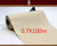 100m Half-Ripe Xuan Paper Chinese Calligraphy Rice Paper Calligraphy Regular Script Writing Chinese Painting Practice Xuan Paper