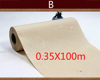 100m Half-Ripe Xuan Paper Chinese Calligraphy Rice Paper Calligraphy Regular Script Writing Chinese Painting Practice Xuan Paper