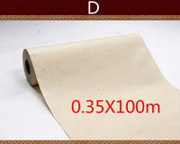 100m Half-Ripe Xuan Paper Chinese Calligraphy Rice Paper Calligraphy Regular Script Writing Chinese Painting Practice Xuan Paper