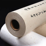 100m Half-Ripe Xuan Paper Chinese Calligraphy Rice Paper Calligraphy Regular Script Writing Chinese Painting Practice Xuan Paper