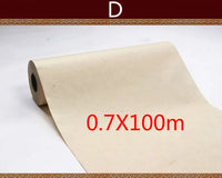 100m Half-Ripe Xuan Paper Chinese Calligraphy Rice Paper Calligraphy Regular Script Writing Chinese Painting Practice Xuan Paper